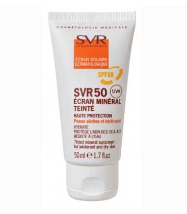 СВР ECRAN PS ТЕНИРАН СЛЪНЦЕЗАЩИТЕН КРЕМ ЗА НЕТОЛЕРАНТНА СУХА КОЖА SPF 50 50 МЛ