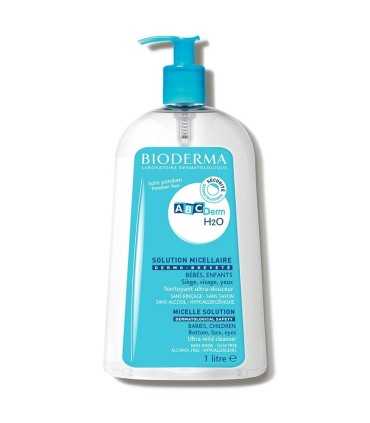 БИОДЕРМА ABC Дерм мицеларна вода 1000 мл/ BIODERMA ABC DERM H20, цена | Arteka.bg