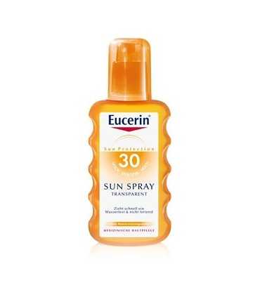 ЕУСЕРИН ПРОЗРАЧЕН СЛЪНЦЕЗАЩИТЕН СПРЕЙ SPF 30 200 МЛ