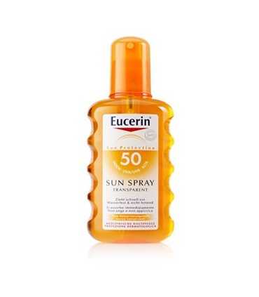 ЕУСЕРИН ПРОЗРАЧЕН СЛЪНЦЕЗАЩИТЕН СПРЕЙ SPF 50 200 МЛ 