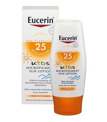 ЕУСЕРИН СЛЪНЦЕЗАЩИТЕН ЛОСИОН ЗА ДЕЦА SPF 25 150 МЛ