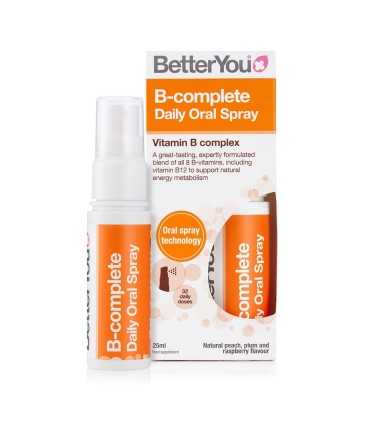 Витамин В-комплекс спрей 25мл BetterYou/B-complete Oral Spray, цена | Arteka.bg