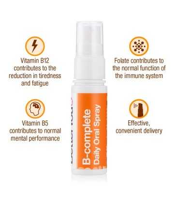 Витамин В-комплекс спрей 25мл BetterYou/B-complete Oral Spray, цена | Arteka.bg