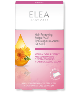 ЕЛЕА ДЕПИЛИРАЩИ ЛЕНТИ ЗА ЛИЦЕ Х 20 / ELEA HAIR REMOVING STRIPS FACE / цена информация