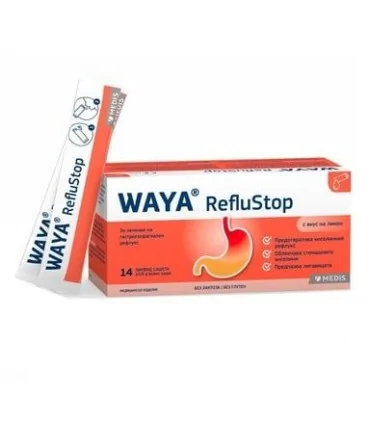 Вая Рефлустоп сашети х 14 / Waya Reflustop, цена, информация | Arteka.bg