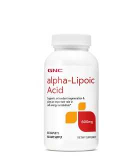АЛФА ЛИПОЕВА КИСЕЛИНА 600 МГ Х 60 КАПС. GNC